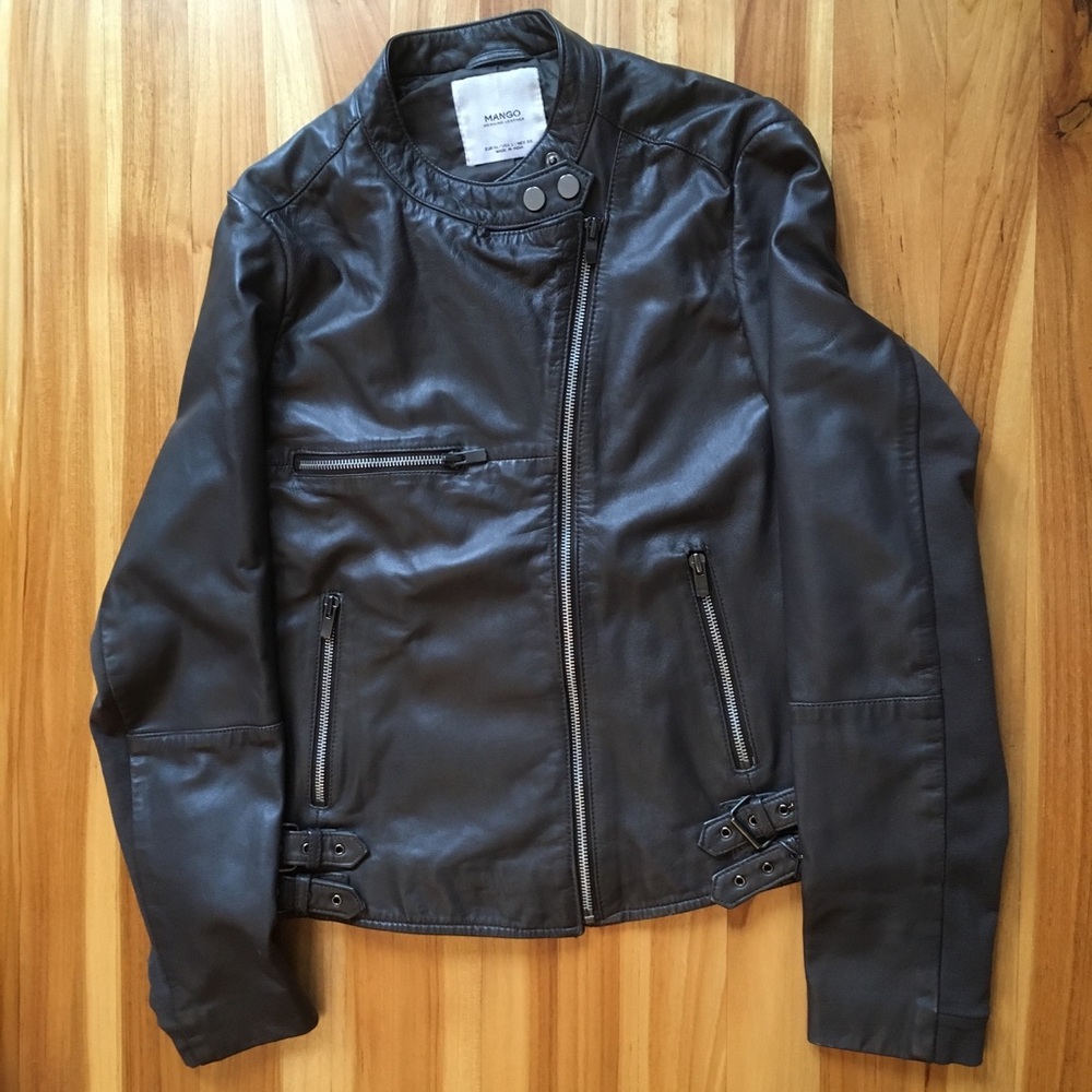Mango Buttery Leather Jacket